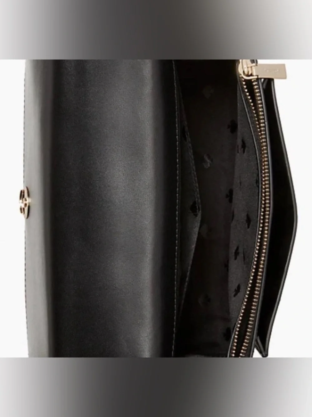 Kate Spade New York Black & White Floral Crossbody Bag - Picture 4 of 12
